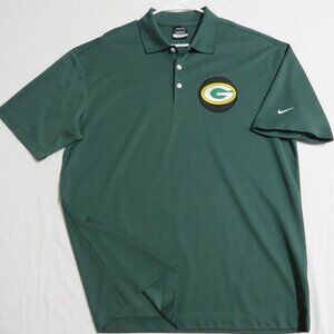 XL-4XL PACKERS Nike Dri-Fit Men’s db #46L Polo Shirt